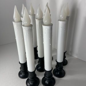 9 LED window candles